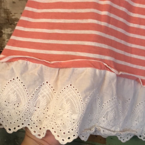 SOLD Ruffle Striped Tee - Picture 2 of 2